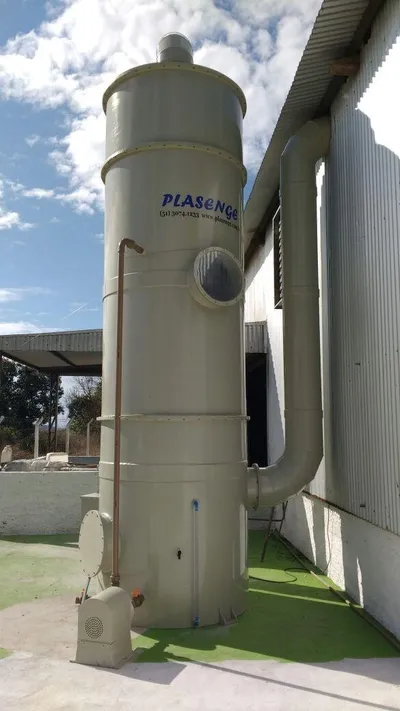 Lavador De Gases Para Galvanoplastia