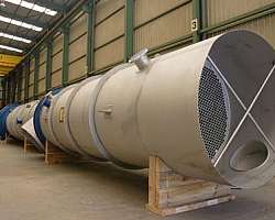 Condensador de gases distribuidor
