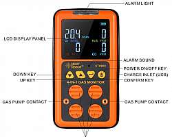 Detector de gases digital cotar