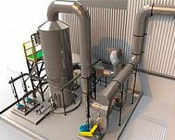Lavador de gases para galvanoplastia Lavador de gases para galvanoplastia