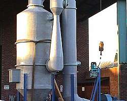 Lavador de gases para galvanoplastia Lavador de gases para galvanoplastia