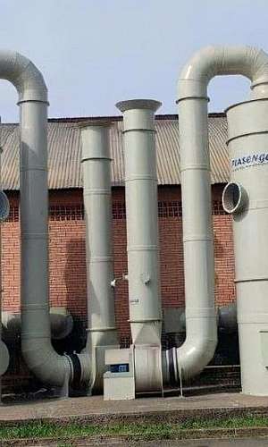 torre de lavagem de gases